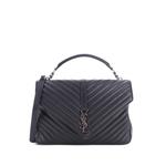 Большая сумка на плечо Classic Monogram College Bag Matelasse Chevron Leather 1