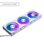 Phanteks D30 120mm PWM Reversed D-RGB вентилятор обратного обдува - Белый (тройной комплект) 1