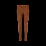 Низ Ferragamo Suede Leggings 'Коричневый' 1