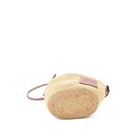 Сумка через плечо Pochette Crossbody Bag Woven Raffia and Leather with Anagram Jacquard 2