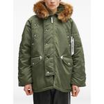 x Thug Club hooded stud-embellished jacket 1