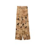 abstract-print elasticated-waist palazzo pants 1