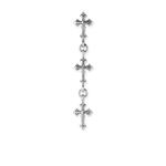 Серебряная серьга-подвеска Avelli Cross 1