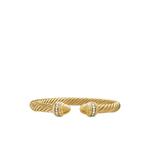 Браслет Classic Cablespira из желтого золота с бриллиантами (7 мм) 1