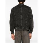 faded-effect band-collar jacket 4