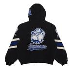 Куртки Supreme x Mitchell & Ness NCAA Hooded Stadium Jacket 'Black' 2