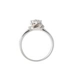 Кольцо с бриллиантом LITZ 18K Белое золото DR3791 3