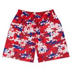 Шорты Denim Tears Camo Cotton Wreath Mesh Shorts 'Red' 2
