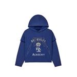 Худи St. Violet с многослойными рукавами и графичным принтом 2
