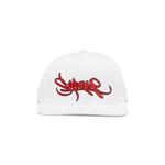 Кепки-снэпбэки Supreme Handstyle 6-Panel 'White' 1