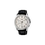 Мужские Аналоговые MTP-1375L-7AV Черные Часы с Ремешком из Натуральной Кожи 1