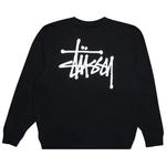 Свитеры Stussy Basic Crew 'Черный' 2
