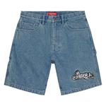 Шорты Supreme Handstyle Denim Painter Short 'Blue' 1