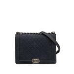 Большая сумка через плечо Iridescent Quilted Caviar Boy Flap (2013-2014 годы) 1