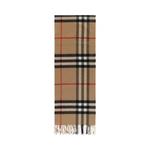 Шарфы Burberry Giant Check Cashmere Scarf 'Бежевый' 1