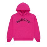 Худи Sp5der Webstone Aop Rhinestone Hoodie 'Pink' 1