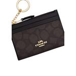 Мини-чехол для удостоверения личности Mini Skinny ID Case In Signature Canvas Walnut/Black CW870 3