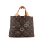 Сумка-тоут Shopper Monogram Perforated Grid Canvas Mini ограниченной серии 2
