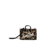 leopard-print embroidered tote bag 1