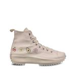 Кеды Run Star Hike Platform Hi Embroidered Fruits & Florals - Beige 1