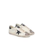 Super-Star LTD in white leather with black star and pony skin details sneakers 2
