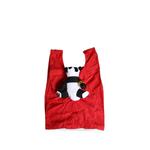 panda-appliqué tote bag 1