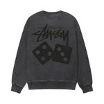 Топы Stussy Dice Crew Pigment Dyed 'Черный' 2