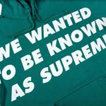 Худи Supreme Known As Hooded Sweatshirt 'Темный аква' 2