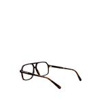 tortoiseshell-effect geometric-frame glasses 4