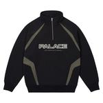 Полузастежки Palace International 1/4 Zip 'Black' 1