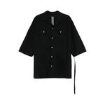 Рубашка на пуговицах Rick Owens DRKSHDW Magnum Tommy Shirt 'Black' 1