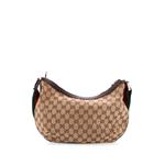 Saddle Zip Messenger Bag GG Canvas with Leather Medium crossbody bag 2