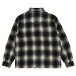 Топы Supreme Studded Shadow Plaid Zip Up Shirt 'Black' 2