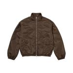Куртки Supreme Stand Collar Lined Nylon Jacket 'Brown' 1