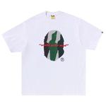 Футболки с коротким рукавом BAPE Shark Seijin Ape Head Relaxed Fit Tee 'White' 1