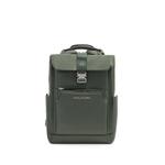 buckle-fastening leather backpack 1