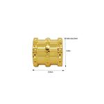 [SPECIAL] LITZ 999 (24K) Золотая трубчатая подвеска EPC0896 (1.26г+/-) 3