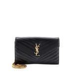 Сумка через плечо Classic Monogram Wallet on Chain Matelasse Chevron Leather Medium 1