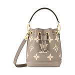 Сумки с ручками Louis Vuitton Nano Noe 'Туртерель серый/Кремовый Monogram Embossed Empreinte Cowhide Leather' 2