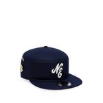 logo-embroidered pillbox hat 1