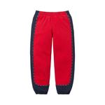 Брюки Supreme Piping Sweatpant 'Red' 1