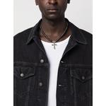 Black pearl necklace with fleury cross 2