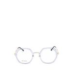 geometric-frame glasses 1