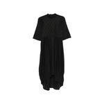 honeycomb-knit high-low midi dress 1