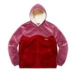 Верхняя одежда Supreme Studded Velvet Hooded Work Jacket 'Red' 1