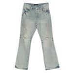 Джинсы bootcut P026 с прорезями 1