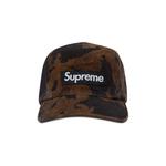 Кепки Supreme Flames Jacquard Denim Camp Cap 'Washed Black' 1