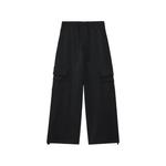 drawstring wide-leg cargo pants 1