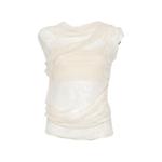 floral-lace draped top 1