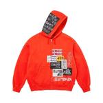 Худи Supreme 176 Zip Up Hooded Sweatshirt 'Bright Orange' 1